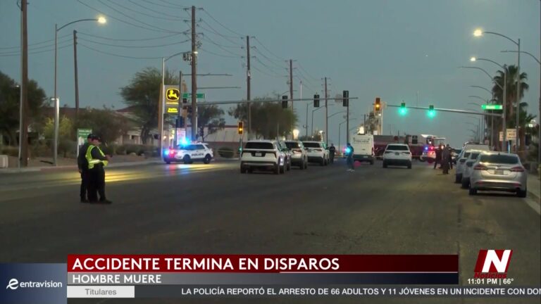 Tiroteo mortal tras choque en North Las Vegas: Un sospechoso fallecido