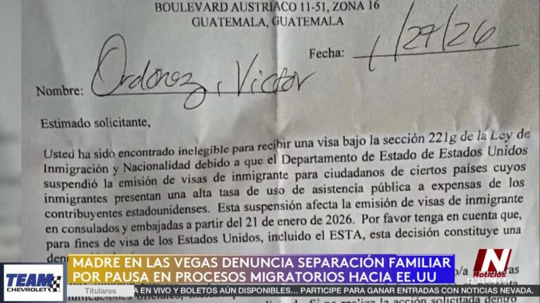 Separación familiar: Madre de Las Vegas enfrenta embarazo de alto riesgo tras bloqueo migratorio