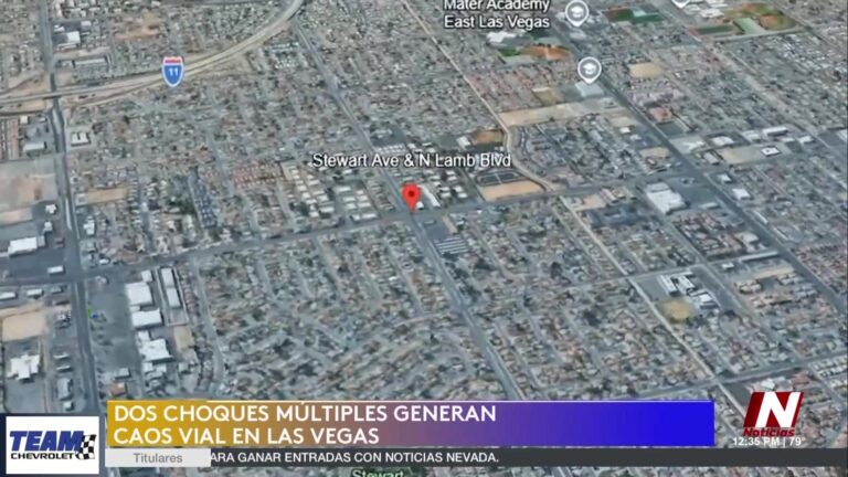 Caos Vial en Las Vegas el Pasado Viernes: Múltiples Choques y un Arresto por DUI