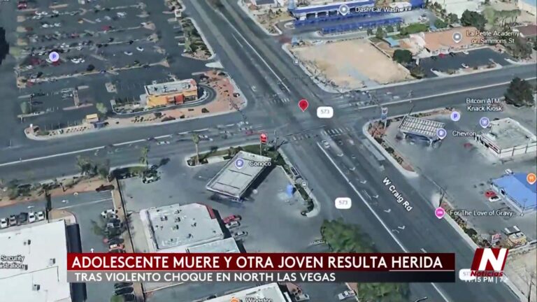 Choque Múltiple En Las Vegas Cobra La Vida De Una Menor De 17 Años