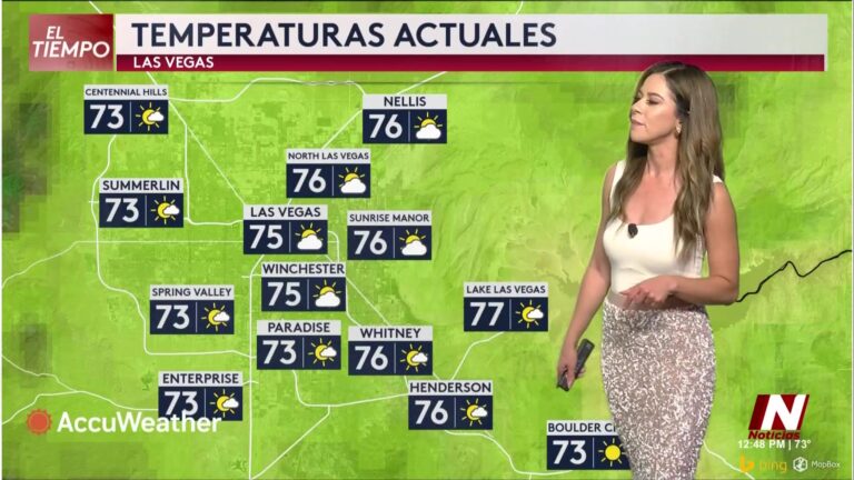 Pronóstico Las Vegas: Pronóstico Completo Del Tiempo Para Las Vegas: Temperaturas Frescas Y Lluvia En La Sierra