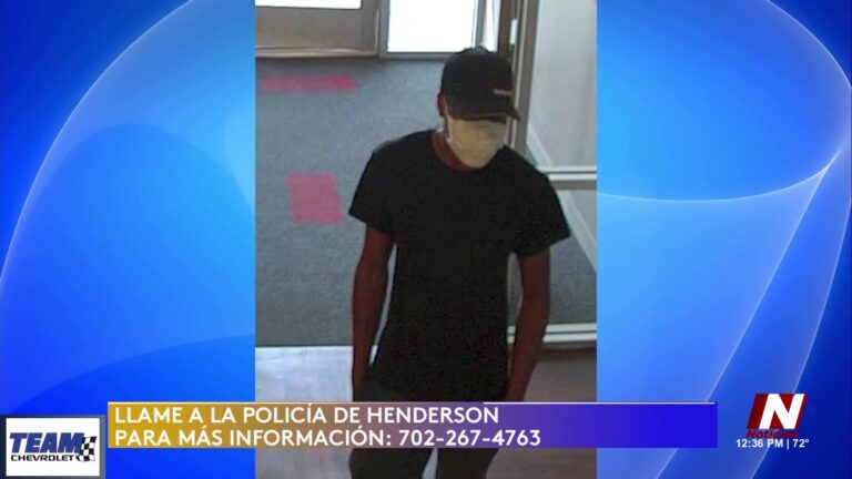Intento de robo en Wells Fargo moviliza a la policía de Henderson