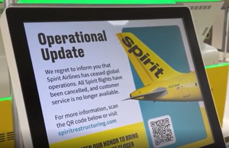 Spirit Airlines colapsa: 17,000 empleados a la calle tras el cierre repentino