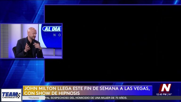 John Milton: El Caballero de la Hipnosis llega al Teatro Virgin de Las Vegas